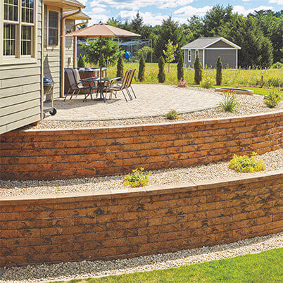 Tribute Retaining Wall System